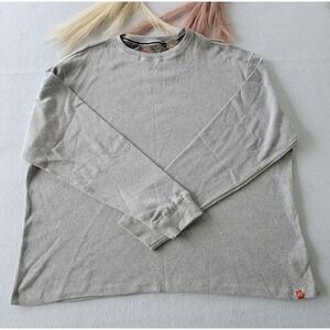 New American Outdoorsman Men Sz‎   3X Light Grey Heather Thermal Shirt Stretch